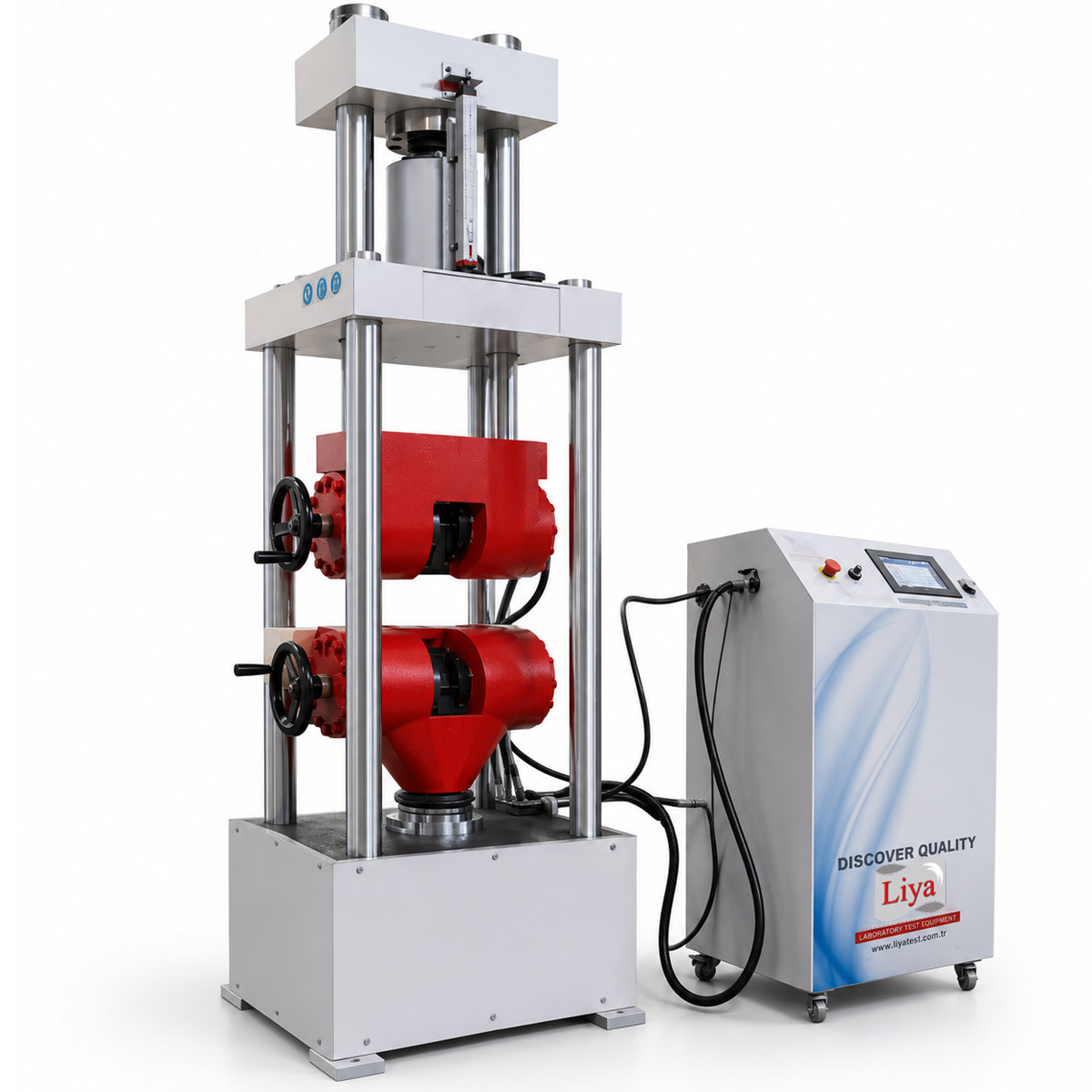 Hidrolik Universal Test Cihazı 600 ve 1000 kN metal çekme sistemi
