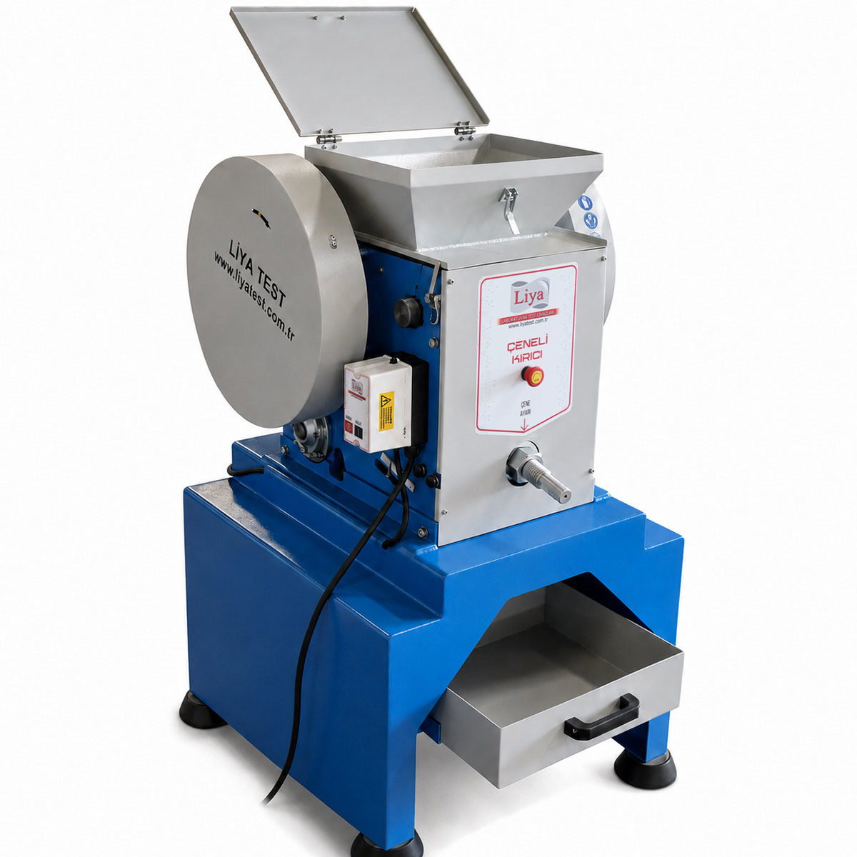 LT-A0092 otomatik numune bölücülü 200×300 mm Terminatör çeneli kırıcı