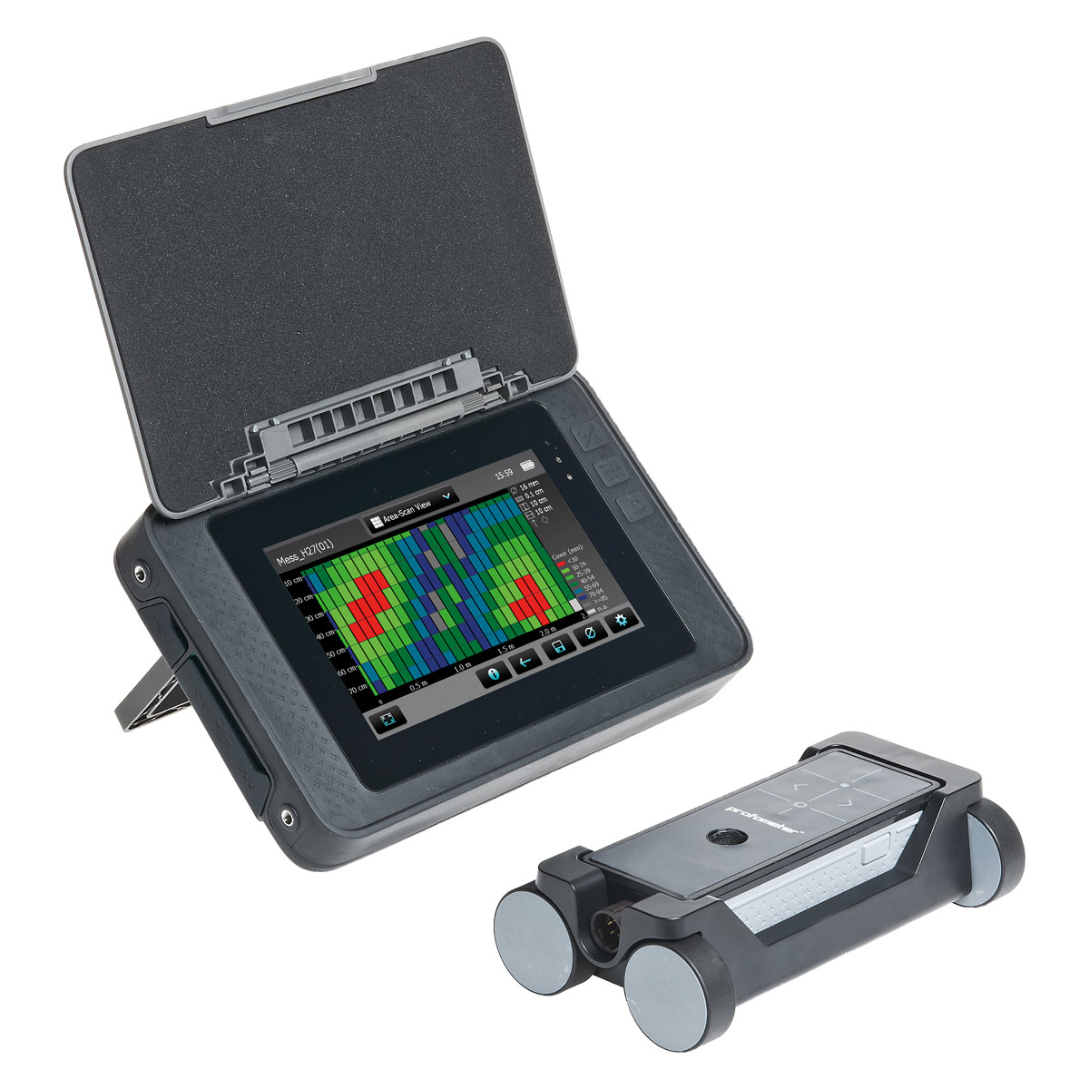 Profometer PM-600 beton donatı ve paspayı tespit cihazı