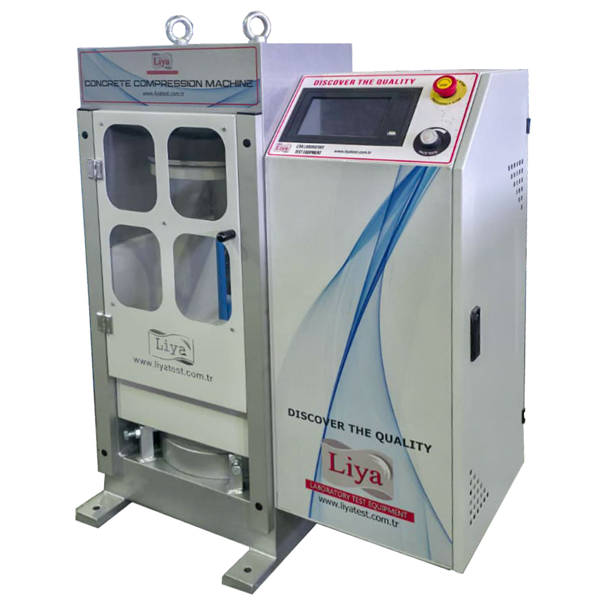 Otomatik Beton Test Presi 2000 kN ve 3000 kN basınç dayanımı cihazı