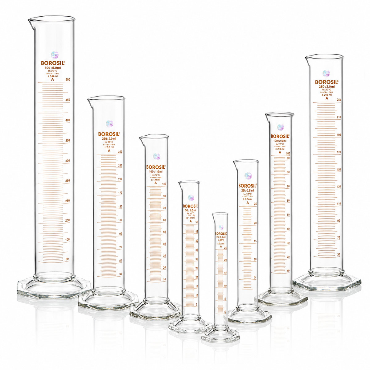 Cam Mezür Modelleri 10 ml ile 2000 ml