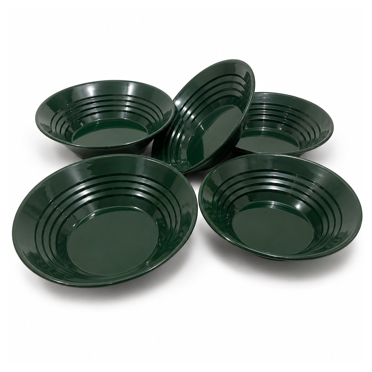 LT-M0616 35 cm yeşil metal Altın Yıkama Tavası